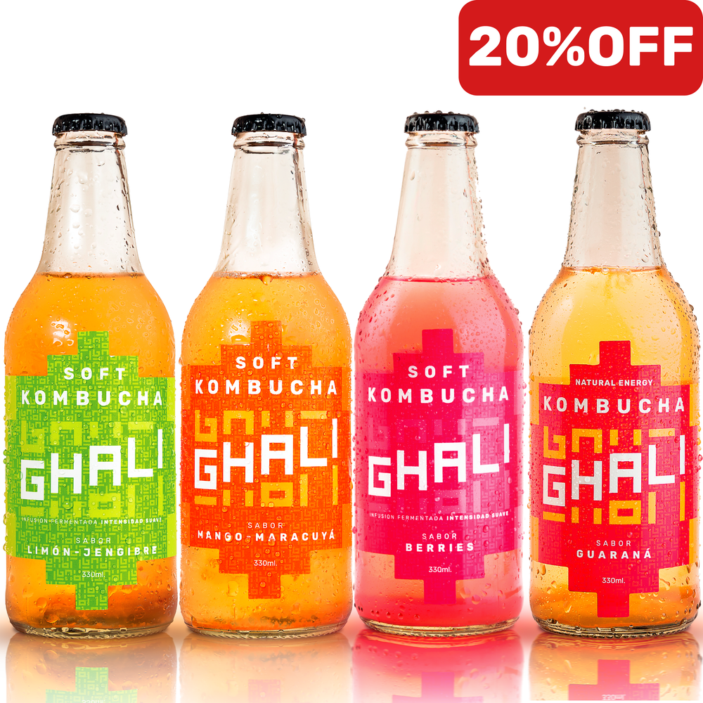 CAJA MIX ENERGY KOMBUCHA (12 unidades)