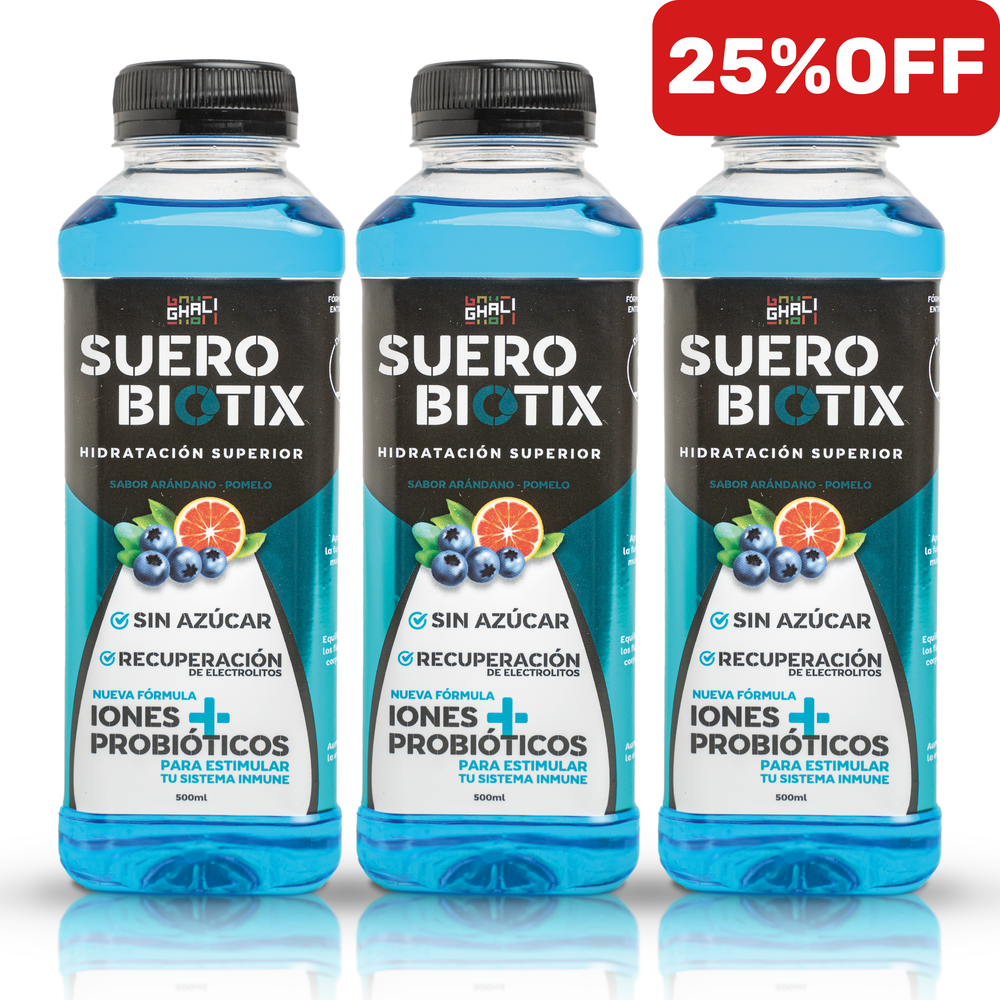 CAJA SUEROBIOTIX ARÁNDANO-POMELO 500ML 12 UNIDADES