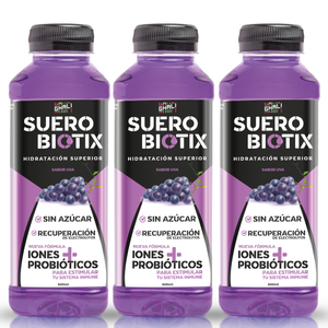 CAJA SUEROBIOTIX UVA 500ML 12 UNIDADES