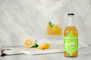 CAJA KOMBUCHA LIMÓN - JENGIBRE (12 unidades)