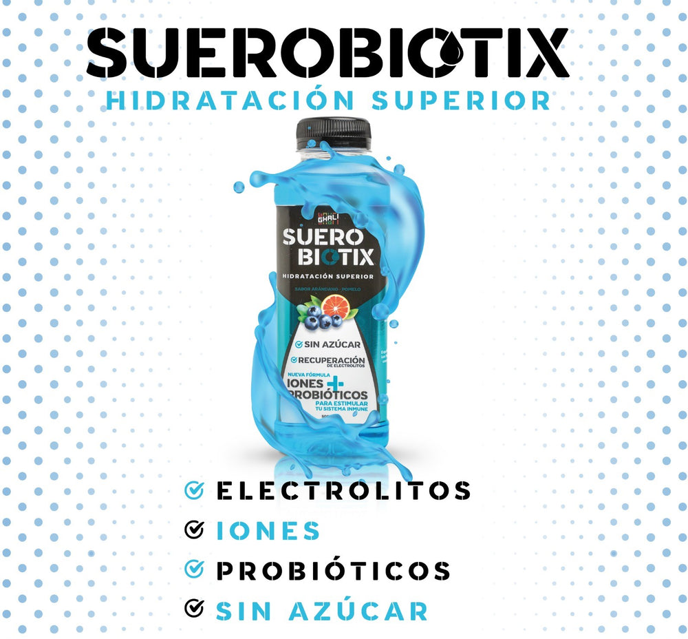 CAJA SUEROBIOTIX ARÁNDANO-POMELO 500ML 12 UNIDADES