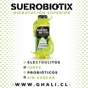 CAJA SUEROBIOTIX LIMÓN 500ML 12 UNIDADES