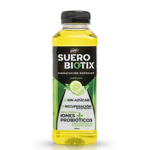 CAJA SUEROBIOTIX LIMÓN 500ML 12 UNIDADES